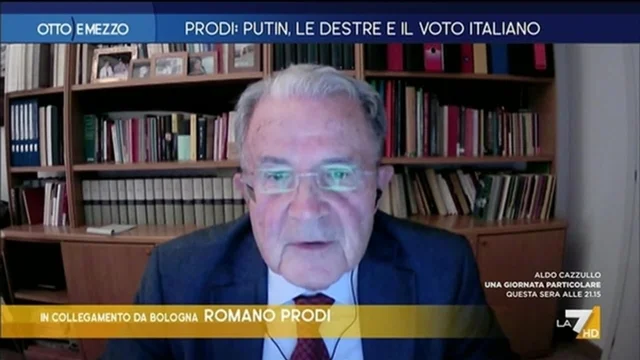 Prodi: Putin, le destre e il voto italiano - Otto e Mezzo - Puntata del 21/9/2022