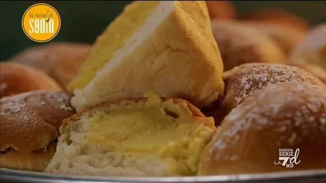 Danubio dolce con crema pasticcera bigusto