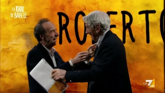 Benigni elogia Augias: "Lei rappresenta la cultura italiana"