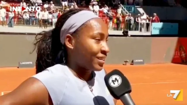 L’esatto momento del blackout in Spagna durante l'intervista di Coco Gauff al Masters di Madrid