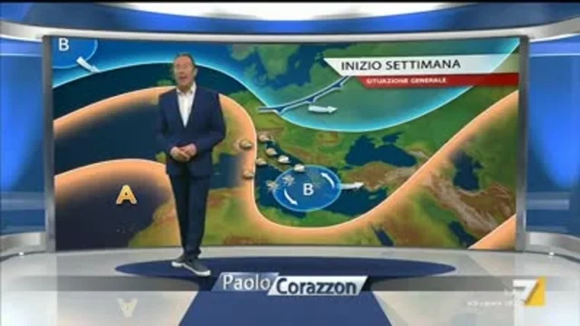 Il meteo della sera del 5 febbraio