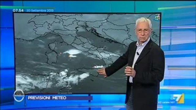 Le previsioni del tempo del 20 settembre