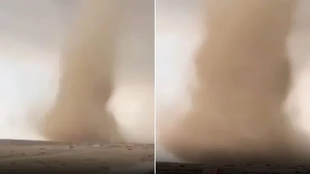 Terribile tornado si abbatte sul Qatar: il video impressionante