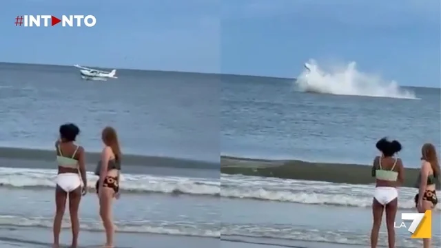 Aereo si schianta a pochi chilometri dalle spiagge della Carolina del Nord