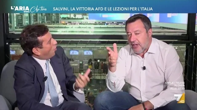 David Parenzo intervista Matteo Salvini, che aveva promesso: "Vengo solo senza Parenzo"