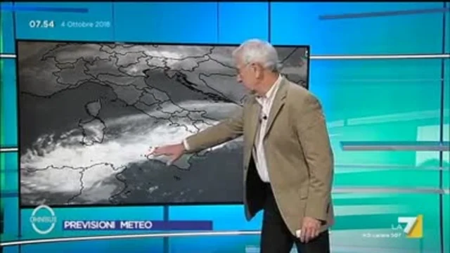 Il meteo del 4 ottobre