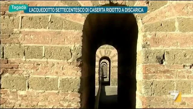 Acquedotto settecentesco di Caserta ridotto in discarica