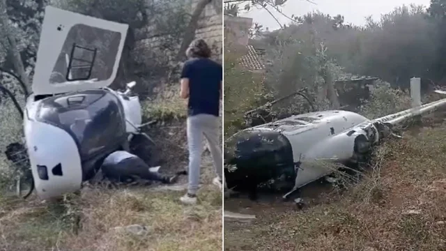 Elicottero in avaria precipita a Noto: salve le persone a bordo