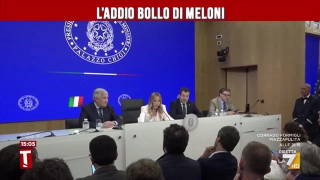 L'addio bollo di Meloni