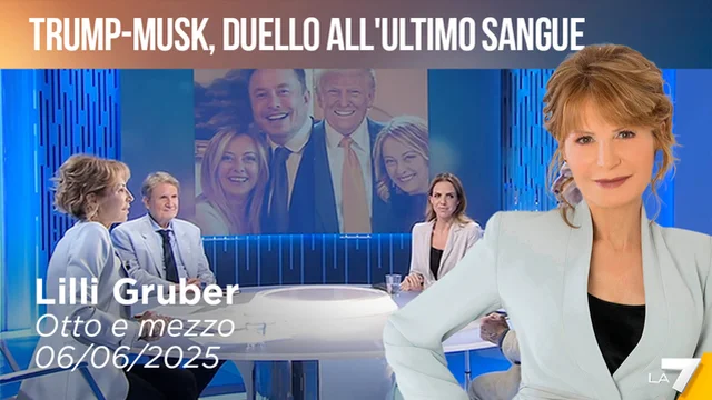 Trump-Musk, duello all'ultimo sangue - Otto e Mezzo - Puntata del 6/6/2025