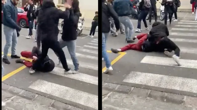 Studenti colpiti con calci e pugni davanti al liceo