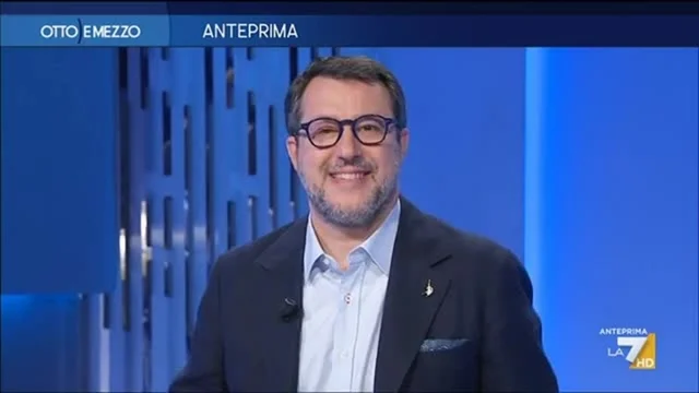 Salvini tra Meloni, Le Pen e Vannacci - Otto e Mezzo - Puntata del 5/6/2024