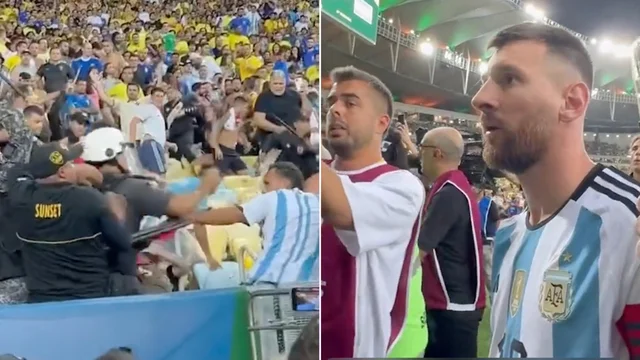 Brasile-Argentina, scontri tra tifosi e polizia al Maracanà: video