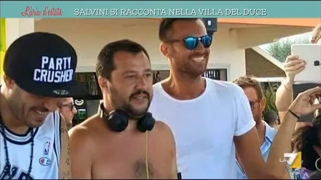 Salvini si racconta nella villa del Duce