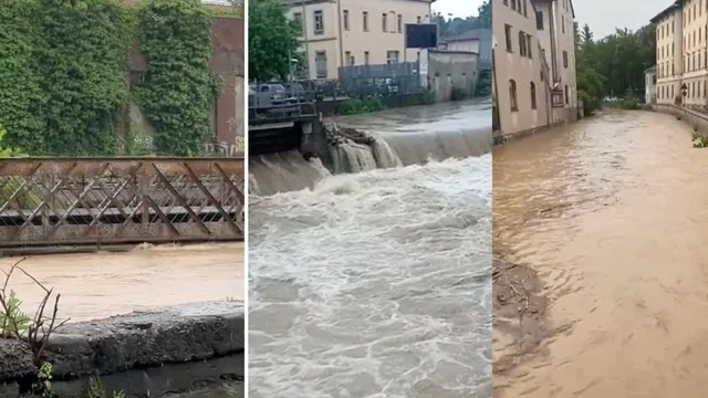 Maltempo Monza, esondato il fiume Lambro. Le prime immagini della grave situazione