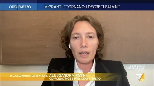 Migranti: tornano i decreti Salvini - Otto e Mezzo - Puntata del 14/4/2023