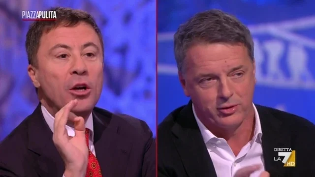 Scontro Renzi - Bocchino: "È un Paese che non ha...", "È molto meglio di quando governavi tu"