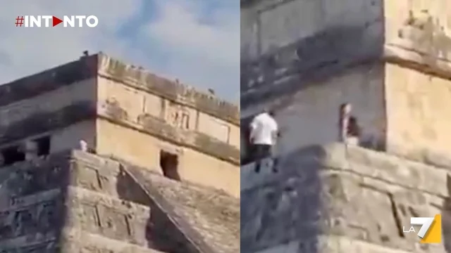 Turista tedesco scala la piramide Maya di Kukulkan e prova a nascondersi all'interno