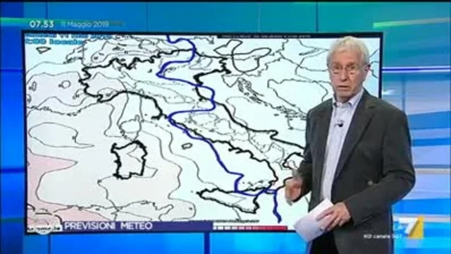 Le previsioni del tempo del 11 maggio