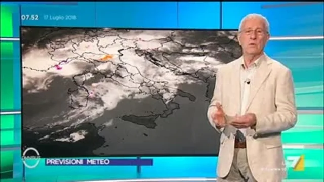 Il meteo del 17 luglio