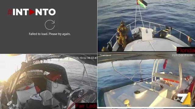 Flotilla: l’abbordaggio di una delle imbarcazioni ripresa dalle telecamere in diretta