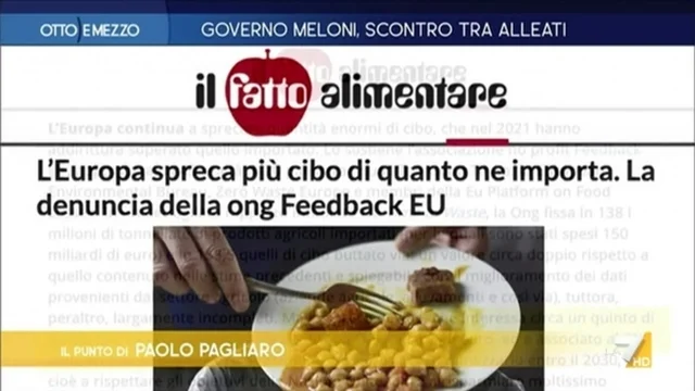 Cibo, lo spreco insostenibile