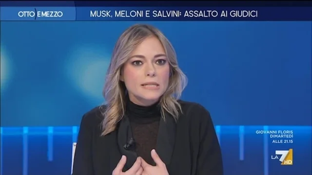 Musk, Meloni e Salvini: attacco ai giudici - Otto e Mezzo - 12/11/2024