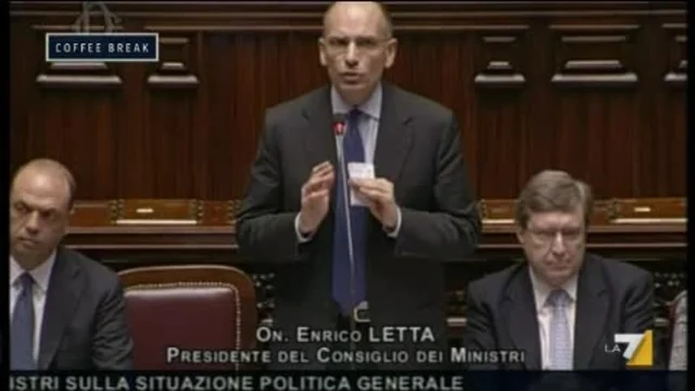 Fiducia, Letta: nuovo inizio