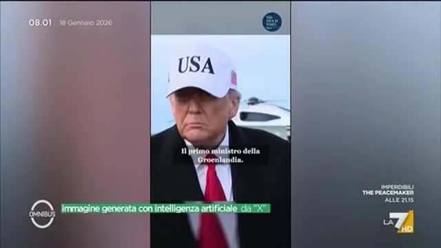 Omnibus Dibattito - Puntata del 18/1/2026