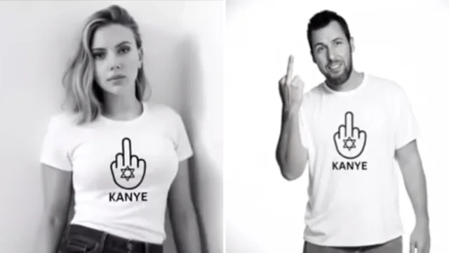 Celebrità ebree fanno il dito medio a Kanye West: Scarlett Johansson condanna il video generato dall'IA