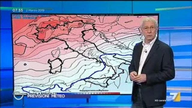 Le previsioni del tempo del 2 marzo