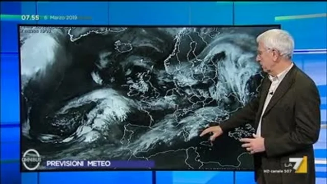 Le previsioni del tempo del 6 marzo