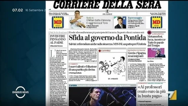 Omnibus News - Lunedì 16/09/2019