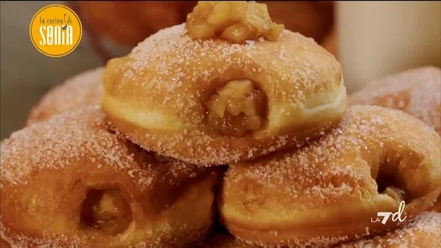 Bomboloni alle mele caramellate