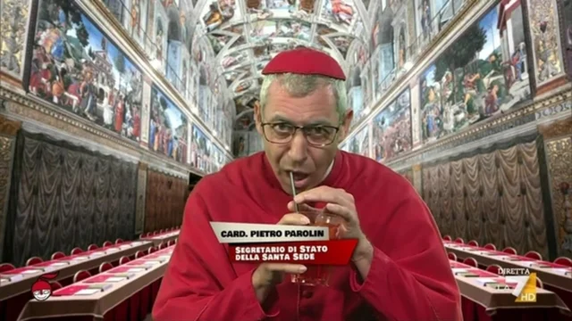 Parolin (secondo Luca e Paolo): "Pace, cosa volete che dica il Papa? Ma l'ha detto l'americano..."