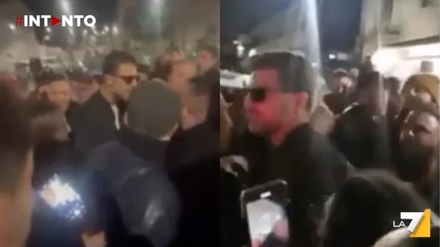 Fabrizio Corona contestato per il ritardo a Tollo: tensione tra i presenti