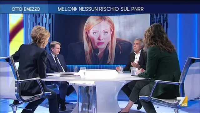 Meloni: Nessun rischio sul PNRR - Otto e Mezzo - Puntata del 03/04/2023