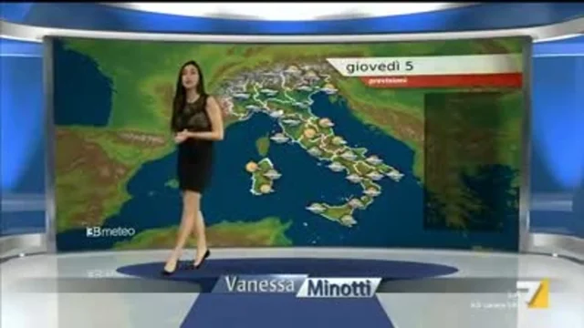 Il meteo della sera