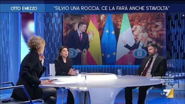 "Silvio una roccia ce la farà anche questa volta" - Otto e Mezzo - Puntata del 5/4/2023