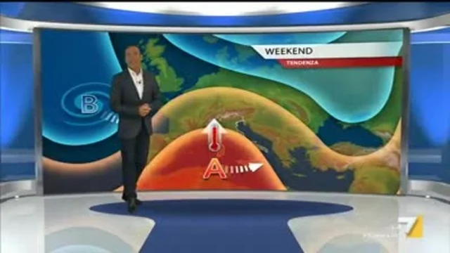 Il meteo della sera