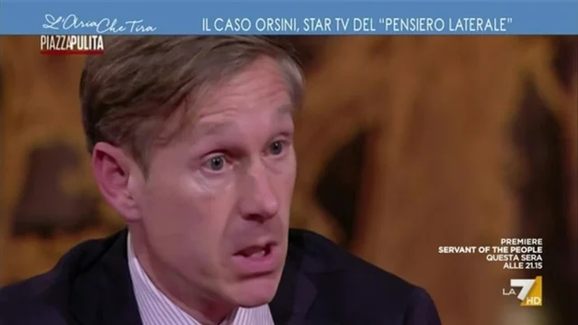 Il caso Orsini, star TV del "pensiero laterale"