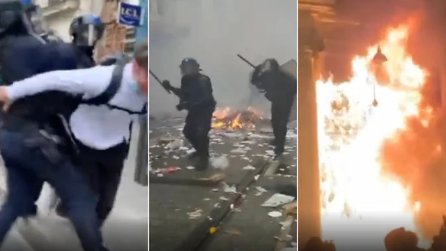Francia a ferro e fuoco: scontri con la polizia e assalti ai municipi