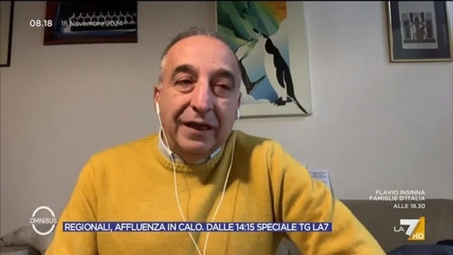 Regionali, affluenza in calo - Omnibus, 18/11/2024