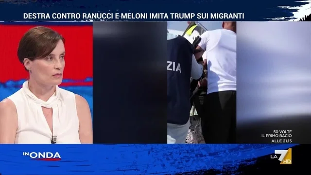 Arianna Farinelli commenta il video pubblicato da Giorgia Meloni sull'espulsione dei migranti: “È la copycat di Donald Trump”