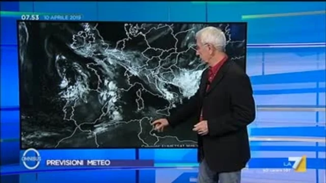 Le previsioni del tempo del 10 aprile