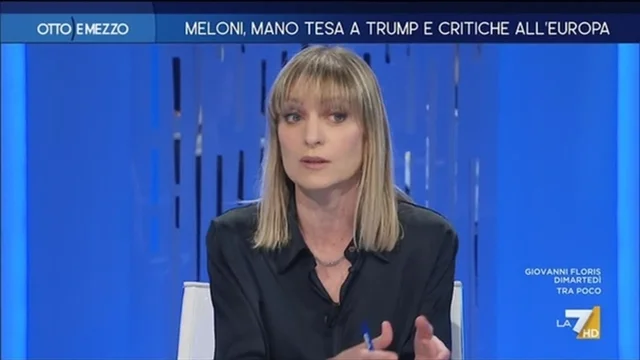 Meloni, mano tesa a Trump e critiche all'Europa - Otto e Mezzo - Puntata 8/4/2025