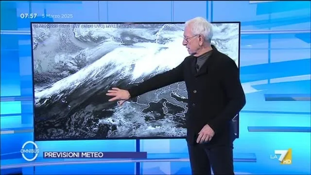 Previsioni Meteo di oggi di Paolo Sottocorona - 5/3/2025