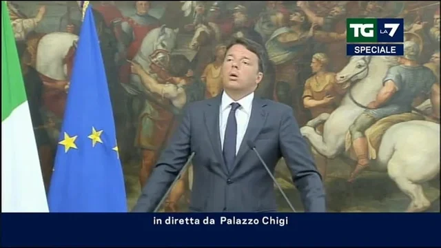 Matteo Renzi in diretta da Palazzo Chigi: non lasceremo nessuno da soli