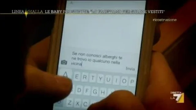 Prostituzione minorile: gli sms