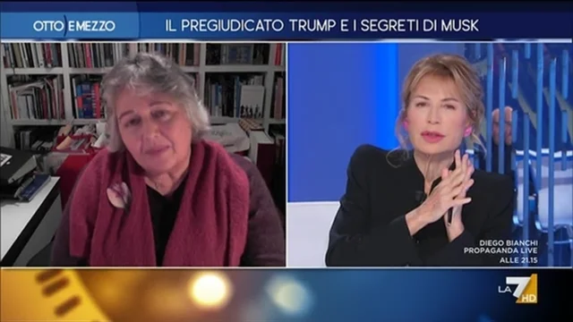 Il pregiudicato Trump e i segreti di Musk - Otto e Mezzo - Puntata del 9/1/2025